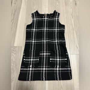 Sail to Sable Tweed Black/White Dress Size 6